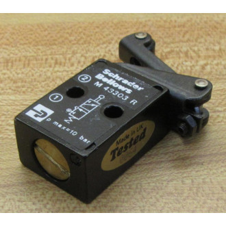 Parker  Schrader Bellows M43303R English Poppet Valve - New No Box