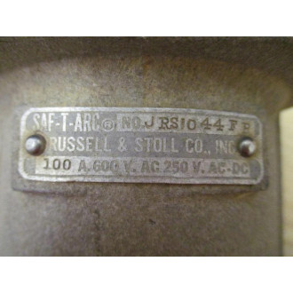 Russell & Stoll JRS1044FR SAF-T-ARC Power Connector - Used