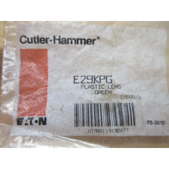 Cutler Hammer E29KPG Eaton Green Plastic Lens