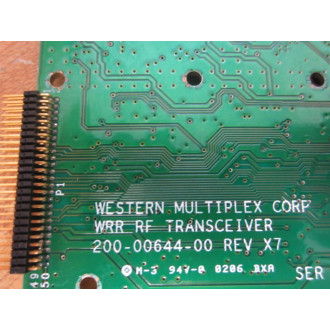 Western Multiplex 200-00644-00 WRR RF Transceiver Bd 100-00644-00 - Used