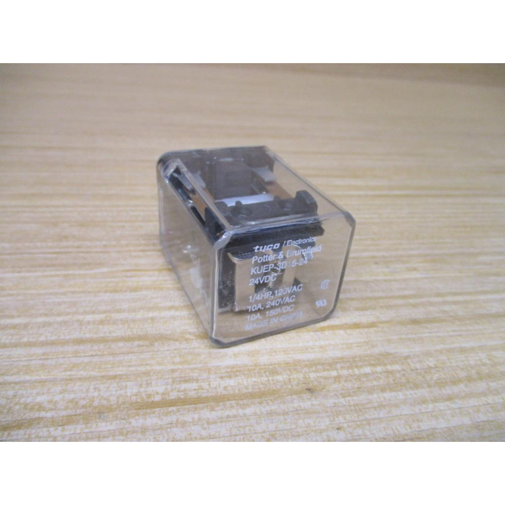 Potter & Brumfield KUEP-3D15-24VDC Relay KUEP-3D15-24V DC - Used