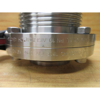 Kieselmann DN65 PN10 AISI304L CH434233 Butterfly Valve - New No Box