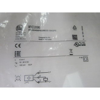 IFM Efector IFC206 Proxmity Switch