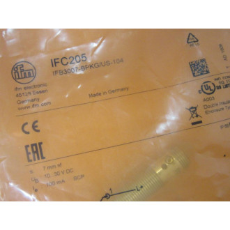 IFM Efector IFC205 Sensor 10-30VDC IFB3007-BPKGUS-104