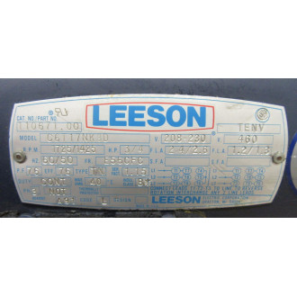 Leeson 110671.00 Motor 11067100 RPM 17251425 - Used