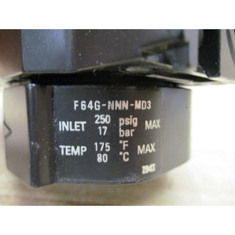 Norgren F64G-NNN-MD3 Olympian Plus Air Filter F64GNNNMD3 WO Bowl - New No Box