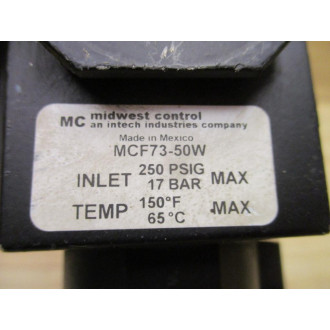 Midwest Control MCF73-50W Filter Regulator MCF7350W - New No Box