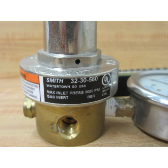 Smith 32-30-580 Flow Meter Regulator 3230580 - Used