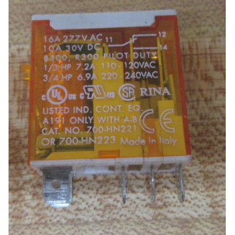 Allen Bradley 700-HK36A1 Relay 700HK36A1 (Pack of 2) - Used
