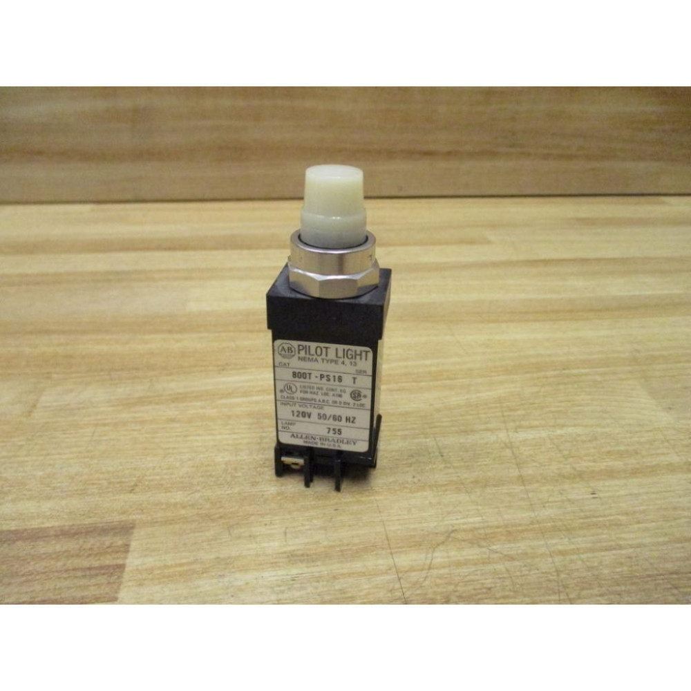 Allen Bradley 800T-PS16W Small Pilot Light - New No Box