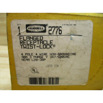 Hubbell 2776 Flanged Receptacle