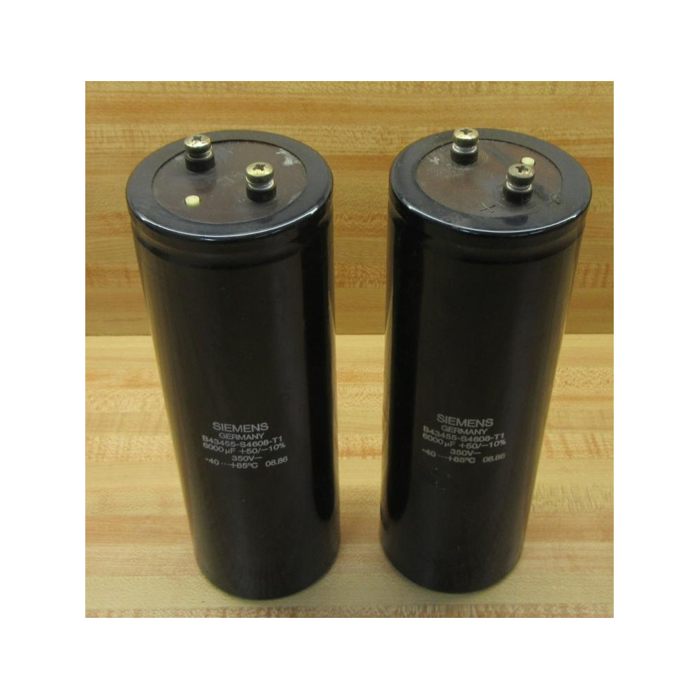 Siemens B43455-S4608-T1 Capacitor B43455S4608T1 (Pack of 2) - Used