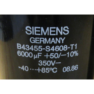 Siemens B43455-S4608-T1 Capacitor B43455S4608T1 (Pack of 2) - Used