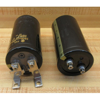 Hitachi FXS Capacitor 3900MFD 400VDC (Pack of 2) - Used
