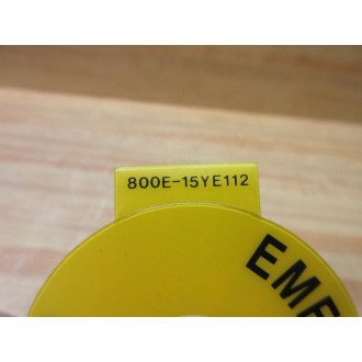 Allen Bradley 800E-15YE112 Legend Plate 60MM Ser A (Pack of 4) - New No Box