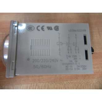 Omron H3CR-H8L Timer 200220240VAC 0.05min-12min
