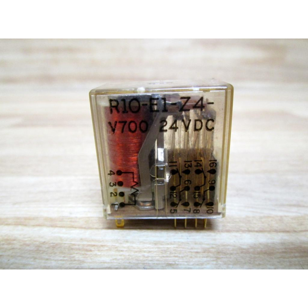 Potter & Brumfield R10-E1-Z4-V700 24VDC Relay R10-E1-Z4-V700 24V DC - New No Box