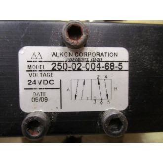 Alkon 250-02-004-68-5 Solenoid Valve Assembly 25002004685 - Used