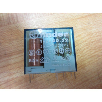 Finder 40.52-24V DC Relay  40.52-24VDC - New No Box