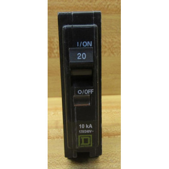Square D QO-120 Circuit Breaker (Pack of 9) - Used