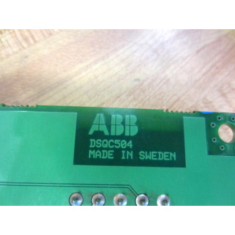 ABB 93-41-08 DSQC504 Connection Bd 3HAC4158-1 - Used