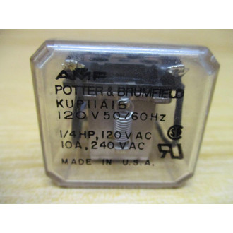 Potter & Brumfield KUP-11A15-120V AC Relay KUP-11A15-120VAC - Used