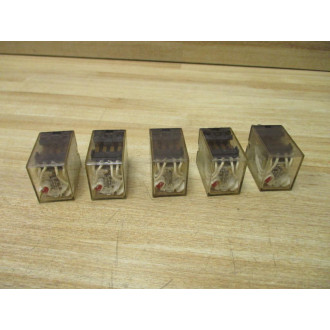 Omron MY4-100110V AC Relay MY4-100110VAC 100110 VAC (Pack of 5) - Used