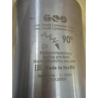Kieselmann 4200125000 Spring Tension Actuator - New No Box