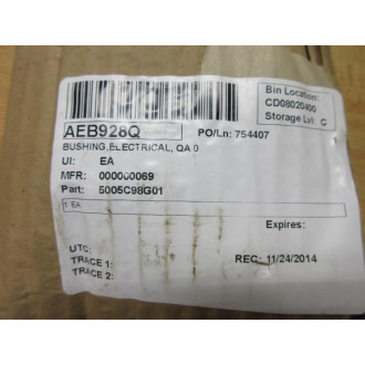 5005C98G01 Electrical Bushing 11131413 - New No Box