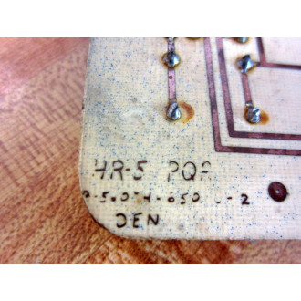HR-5 PQR Data Board HR5PQR - Used