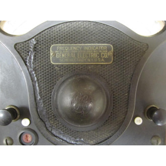 GE General Electric 2640947 Antique Frequency Indicator Vintage Industrial - Used