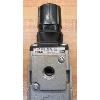 SMC AWM20-N02C-CZ Regulator AWM20N02CCZ - Used