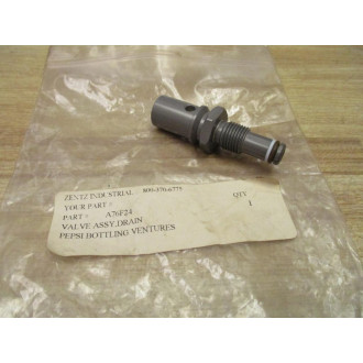 Zentz Industrial A76F24 Drain Valve Assembly - New No Box