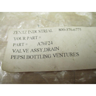 Zentz Industrial A76F24 Drain Valve Assembly - New No Box