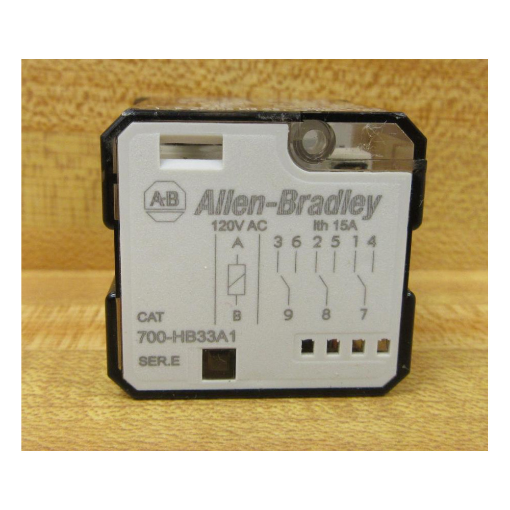 Allen Bradley 700-HB33A1-120VAC Relay 700-HB33A1-120V AC Series E - New No Box