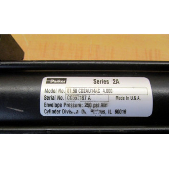 Parker 01.50 CD2AU14AC 4.00 Cylinder 0150CD2AU14AC400 - Used