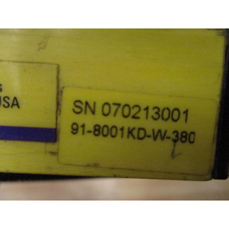Ion Industrial 91-8001KD-W-380 Static Neutralizing Bar - Used