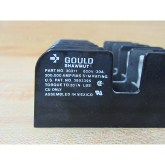 Gould Shawmut Ferraz 30311 Fuse Holder 5P (Pack of 2) - Used