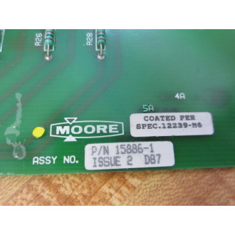 Moore 15886-11-1 Indicator Board 15886-1 15886-1 Issue.2 15886-1-2 - Used