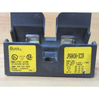 Bussmann JP60030-3COR Buss Pyramid Fuse Block JP60030-3C0R - New No Box