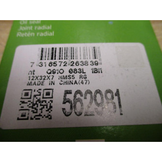 SKFChicago Rawhide 562981 Oil Seal (Pack of 7)