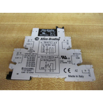 Allen Bradley 700-HLT1Z Block WRelay 700-TBS24 - New No Box