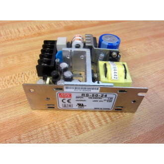 Mean Well RS-50-24 Open Switching Power Supply RS5024 - Used