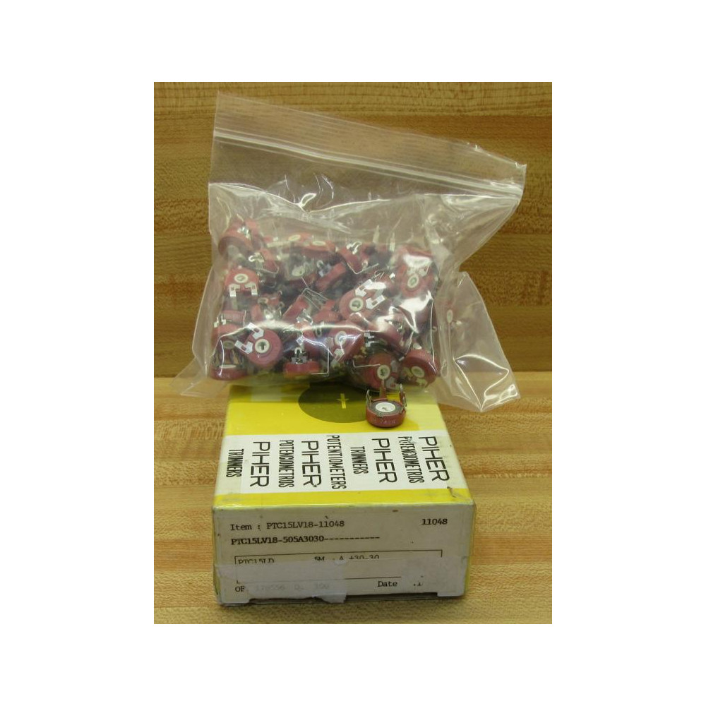 Piher PTC15LV18-11048 Trimmers Potentiometer (Pack of 104)