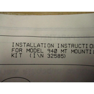 IRD 940 MT Mounting Kit 32585