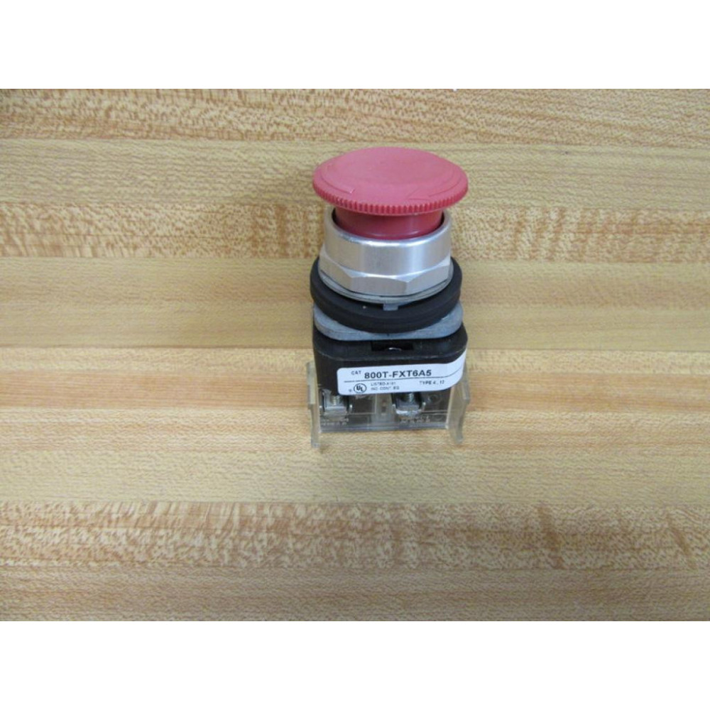 Allen Bradley 800T-FXT6A5 Red Button 800TFXT6A5 - Used