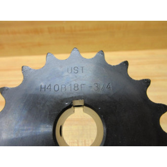US Tsubaki H40B18F 34 Sprocket 40B18F 34