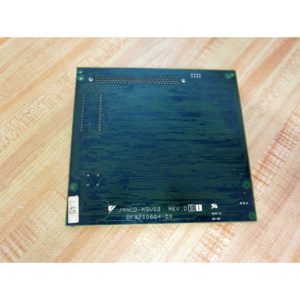 Yaskawa Electric JANCD-MSV02 Circuit Board JANCDMSV02 DF9200664-D0 - Used