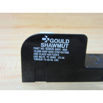 Gould  Shawmut 60605 Fuse Holder (Pack of 3) - New No Box