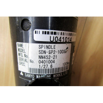 Sanyo SDN-SP2-100SB Spindle SDNSP2100SB SDN-ST-100 - Used